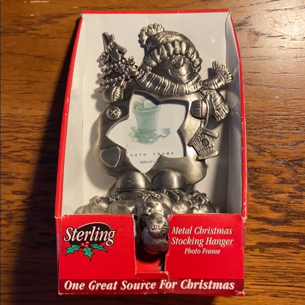 Metal Christmas stocking hanger